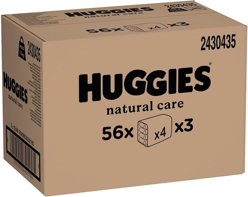 Huggies Natural Care Baby Wipes - 12 Packs (672 Wipes Total) - Aloe Vera Wet Wipes - Image 3